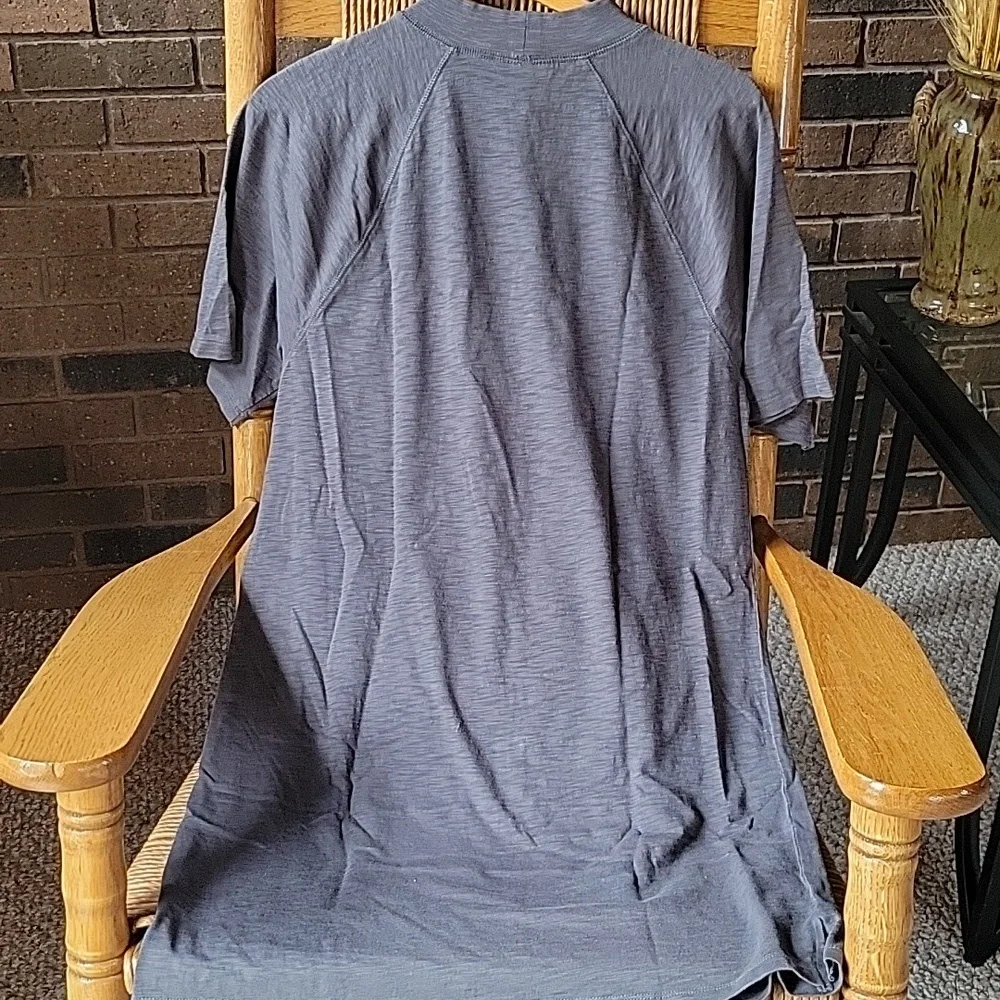 Universal Thread, short sleeve, gray, mock neck, T Shirt dress, size M - Picture 5 of 10